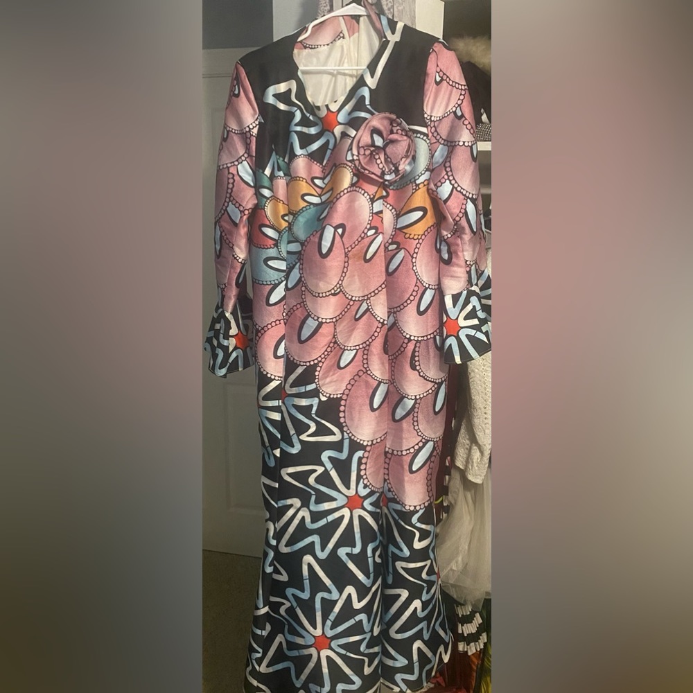 Nice formal dress African attire has been worn